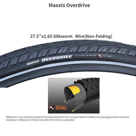 Originalmaxxis Overdrive Mtb City Touring Tire 26x175 275x165 Tire