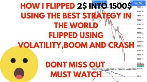 How I Flipped Live Forex Trading Strategy Youtube