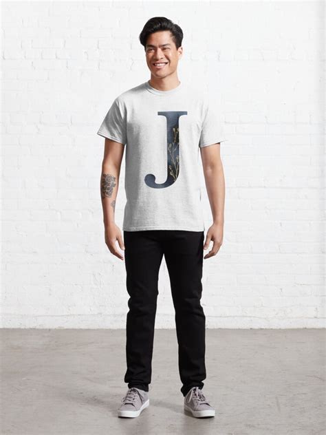 Letter J T Shirt By Urjustpeachy Redbubble