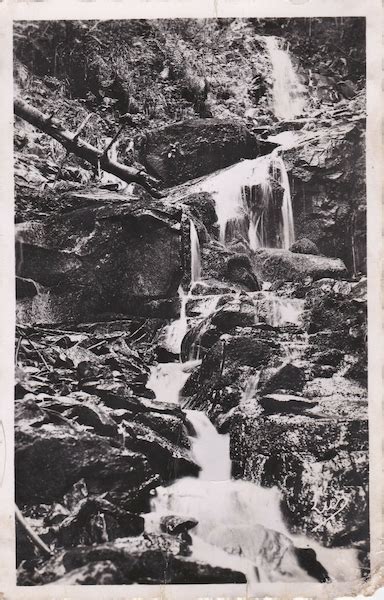 Raon Sur Plaine Cascades De La Crache Carte Postale Ancienne Et Vue