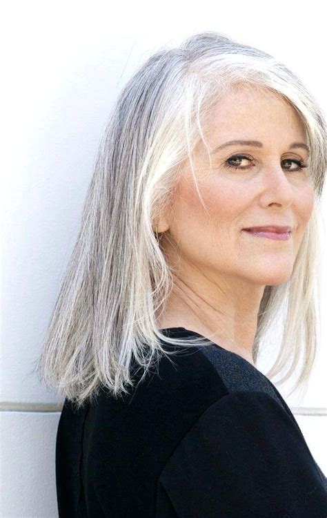 Hairstyles For Grey Hair Women Over 50