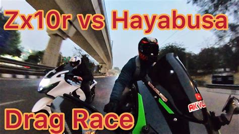 Drag Race Zx10r Vs Hayabusa Gen 3 Zx10r Vs Hayabusa Superbike Drag