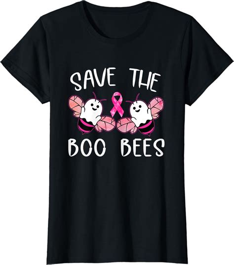 Save The Boobees Boo Bees Breast Cancer Halloween Women Men T Shirt