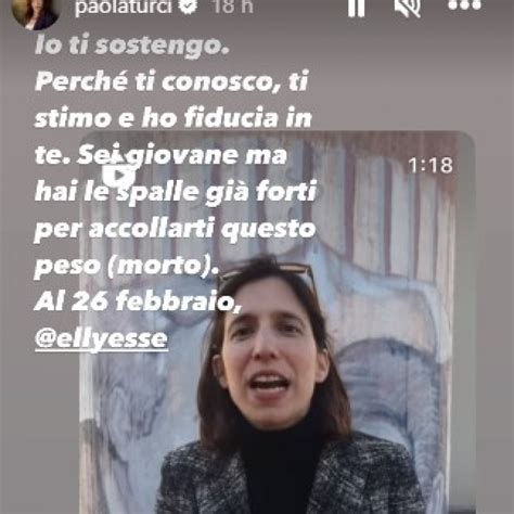 Paola Turci Sostiene Elly Shlein Deve Diventare La Nuova Segretaria