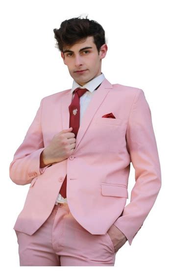 Trajes De Hombre Traje Rosa De Piezas Traje Rosa De Espa A