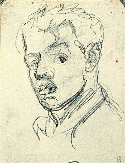 Sketchbook 37 Self Portrait By Theo Van Doesburg Centraal Museum