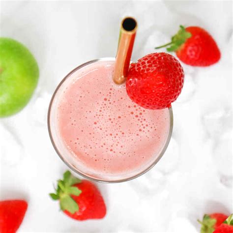 Smoothie De Morango Receita Simples De Smoothie Com 4 Ingredientes