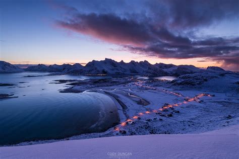 Ytresand Beach In Winter Friday Photo Lofoten Islands Norway