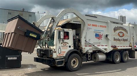 Garbage Truck Compilation Watermans Disposal On Commercial