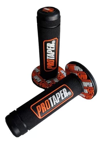 Puños Deportivos Protaper Negro Con Naranja blanco