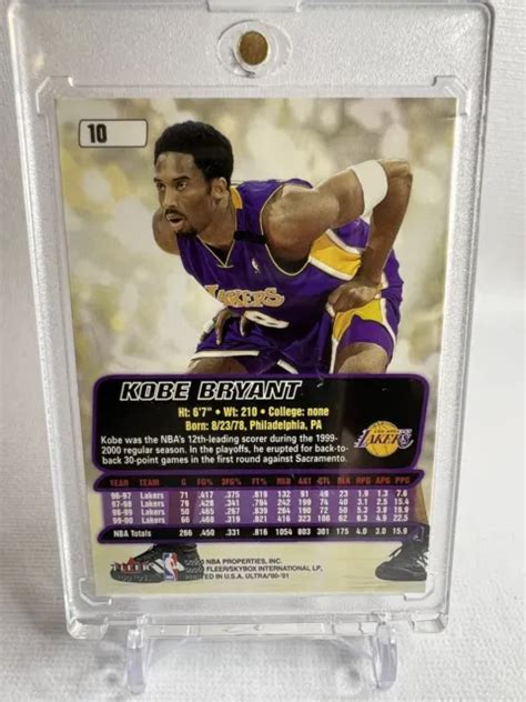 2000 01 FLEER ULTRA Kobe Bryant NBA HOF MVP Avec Shaquille O Neal