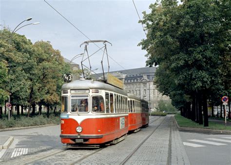 Wien Wiener Straßenbahnen vor 50 Jahren SL 43 L4 578 SGP 1961