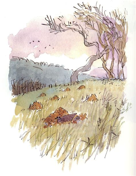 Drawing A Blank Quentin Blake And Landscapes Watercolor Illustration