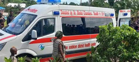 Speaker Chambers Donates Ambulance To Pleebo Health Center Liberia