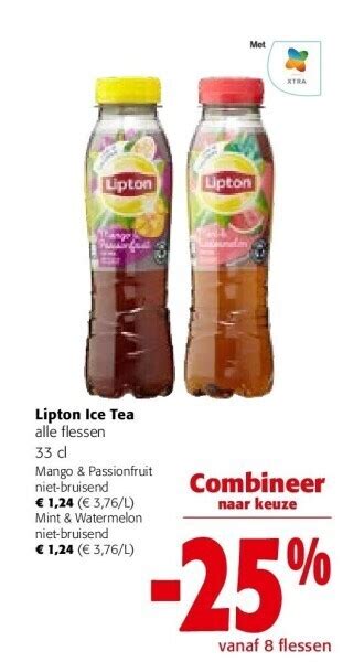 Lipton Ice Tea Alle Flessen Cl Promotie Bij Colruyt