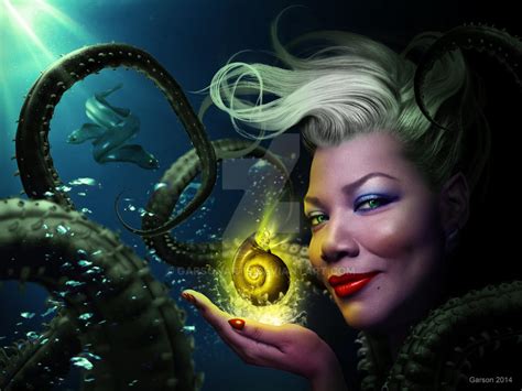 Queen Latifah as Ursula by GarsonArts on DeviantArt