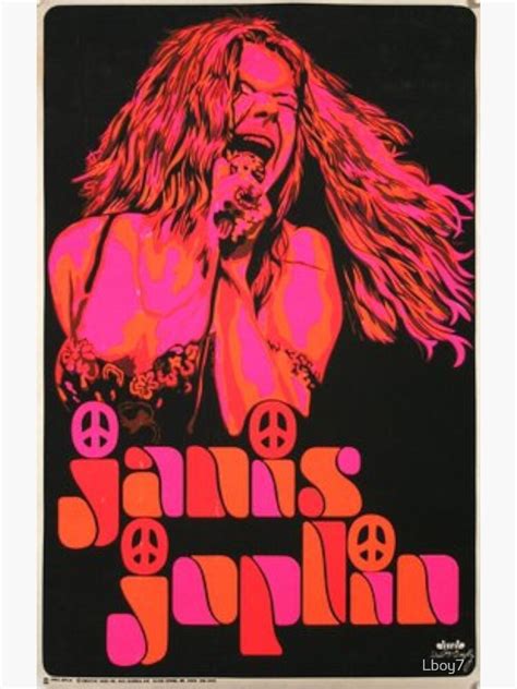 Janis Joplin Vintage Poster Poster For Sale By Lboy Redbubble