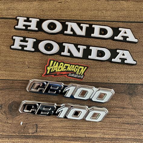 Jual Emblem Emblim Logo Tangki Tengki Tank Set Tepong Aki Honda CBK5 CB