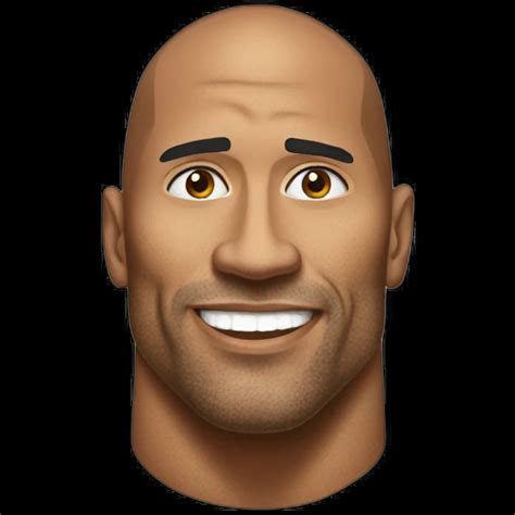 The Rock En Bikini Emoji AI Emoji Generator