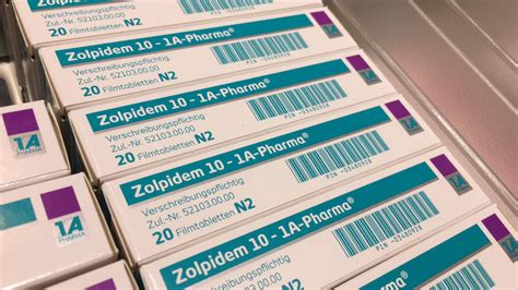 Zolpidem Entzug Mit Bromazepam APOTHEKE ADHOC