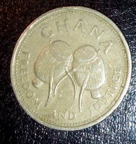 500 Cedis 1996 Republic 1967 1999 Ghana Coin 41098