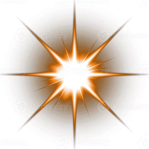 Orange Lens Flare 13089859 Png