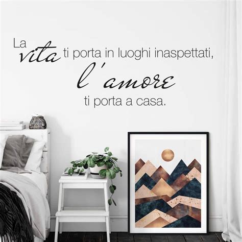 Adesivo Murale La Vita Ti Porta Wall Art It