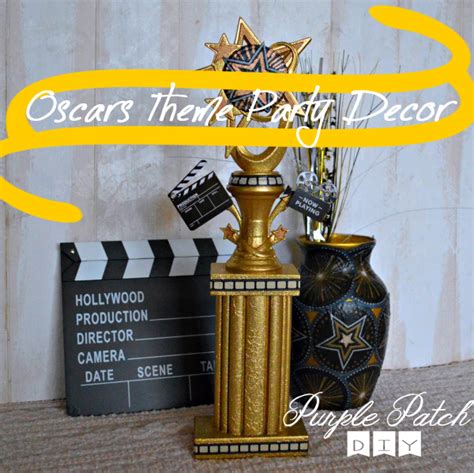 DIY Oscars Theme Party Decorations | The DIY Mama Blog