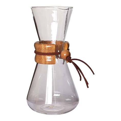 Cafetera Pour Iver Tipo Chemex De 3 Tazas OMICRON