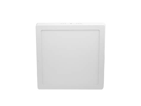 PLAFON PAINEL DE LED LUX 18W SOBREPOR SLIM QUADRADO TASCHIBRA