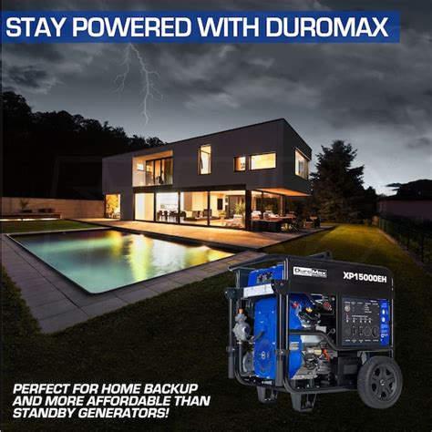 Duromax Xp Eh Watt Electric Start Dual Fuel Portable