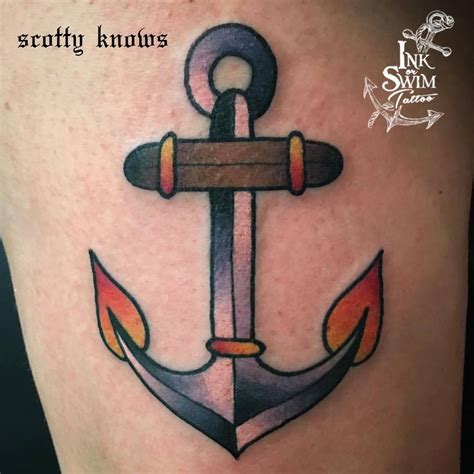 Neo Traditional Anchor Tattoo Flash Viraltattoo Trendy Tattoos