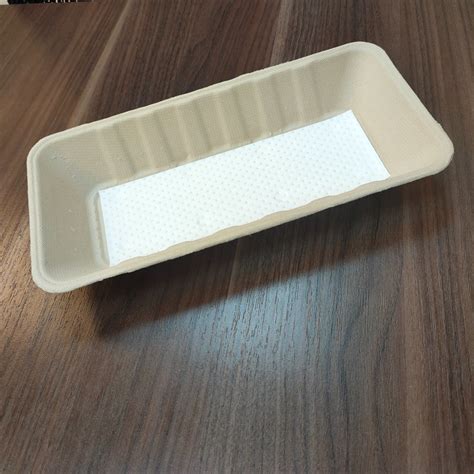 Biodegradable Kitchen Restaurant Serving Tray Compostable Meat