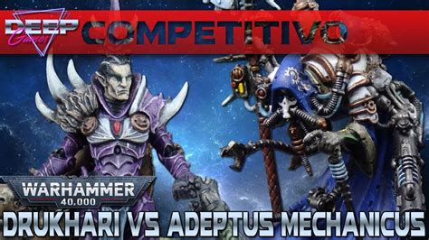 Warhammer K Edici N Drukhari Vs Adeptus Mechanicus Youtube