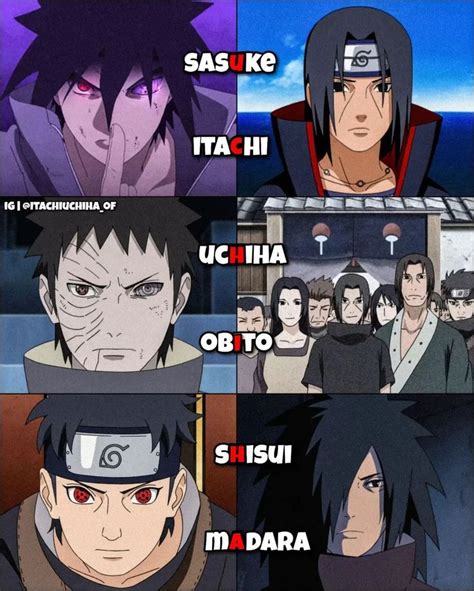 Itachi Uchiha On Instagram Name The Greatest Legend In The Uchiha