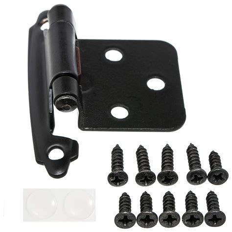 Buy Decobasics Matte Black Cabinet Hinges For Kitchen Cabinets 25 Pair