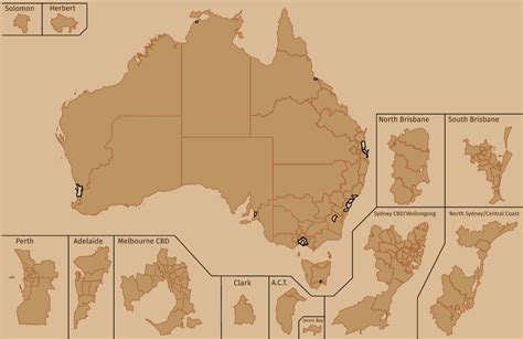 Electoral Divisions Of Australia R Maps