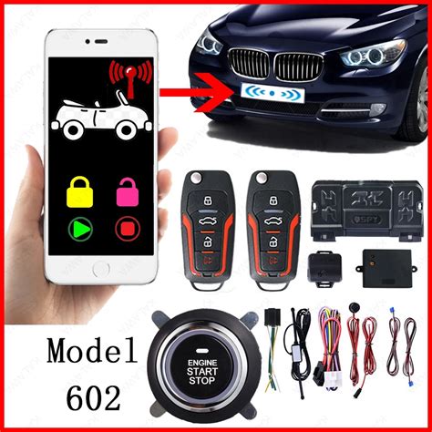 Germany Spy Bluetooth App Two Way Car Alarm System Engine Start Lcd Key