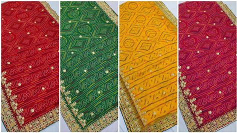 Latest Bandhani Saree Collection Teej Sarees Traditional Sarees