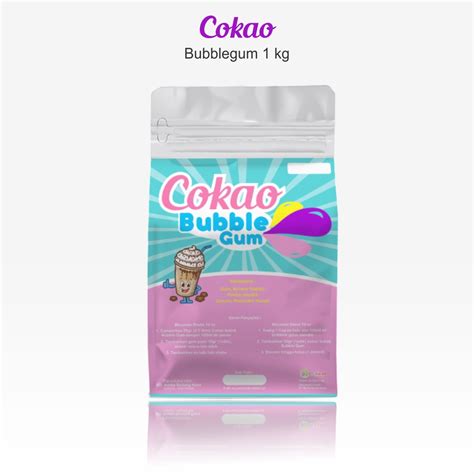 Minuman Serbuk Cokao Rasa Bubble Gum Biru 1 Kg Lazada Indonesia