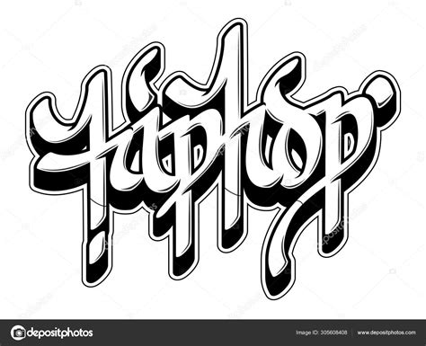 Hip Hop Word In Graffiti Style Banner Stock Vector Image By Photo Jope