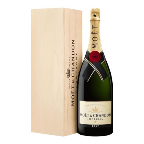 Moët And Chandon Brut Impérial Magnum Caja Madera Highland Gold Mallorca