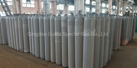 DOT 3AA Standard 40L 47L 50L Seamless High Pressure Gas Cylinder Gas