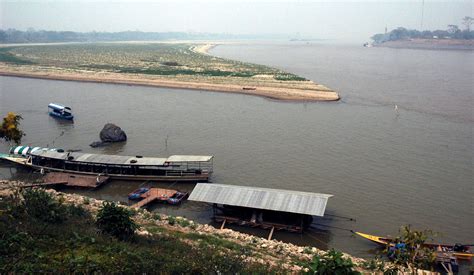 Photograph Of The Maekong Mekong River At The Golden Triangle