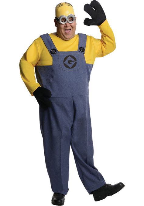 Adult Minion Dave Costume from Despicable Me& Plus Size – Escapade