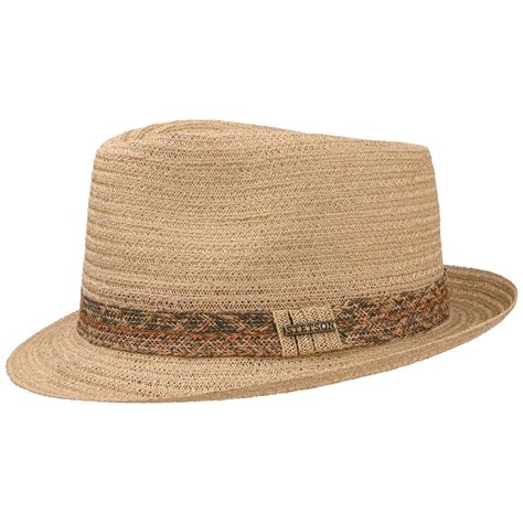 Bernesse Fedora Abaca Straw Hat By Stetson