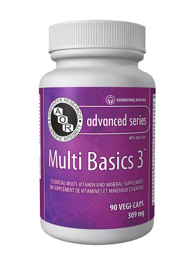 Aor Multi Basics 3 Buy Multi Basics 3 By Aor Aor Supplements