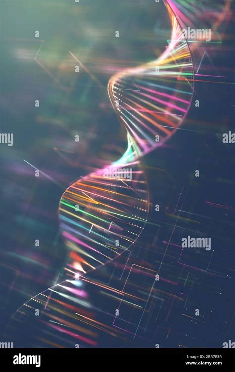 Image Of Genetic Codes Dna Concept Image For Use As Background