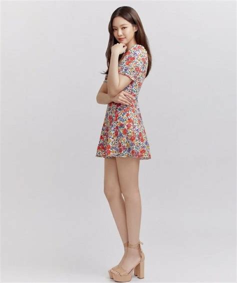 Pin By On Blackpink Floral Print Dress Summer Blackpink