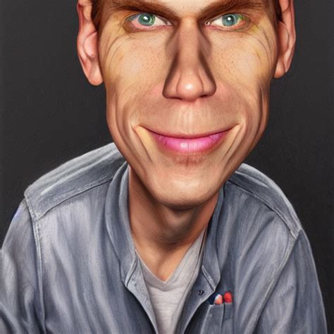 Krea Ai Caricature Portraits Done Of Jerma Realistic Hyp